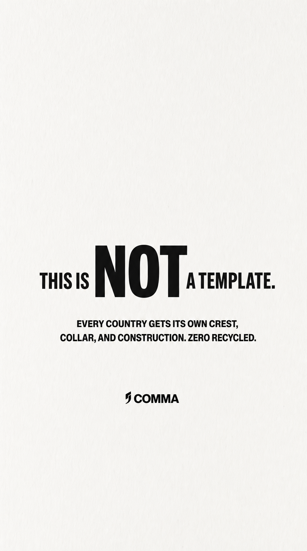 All countries · This is NOT a template