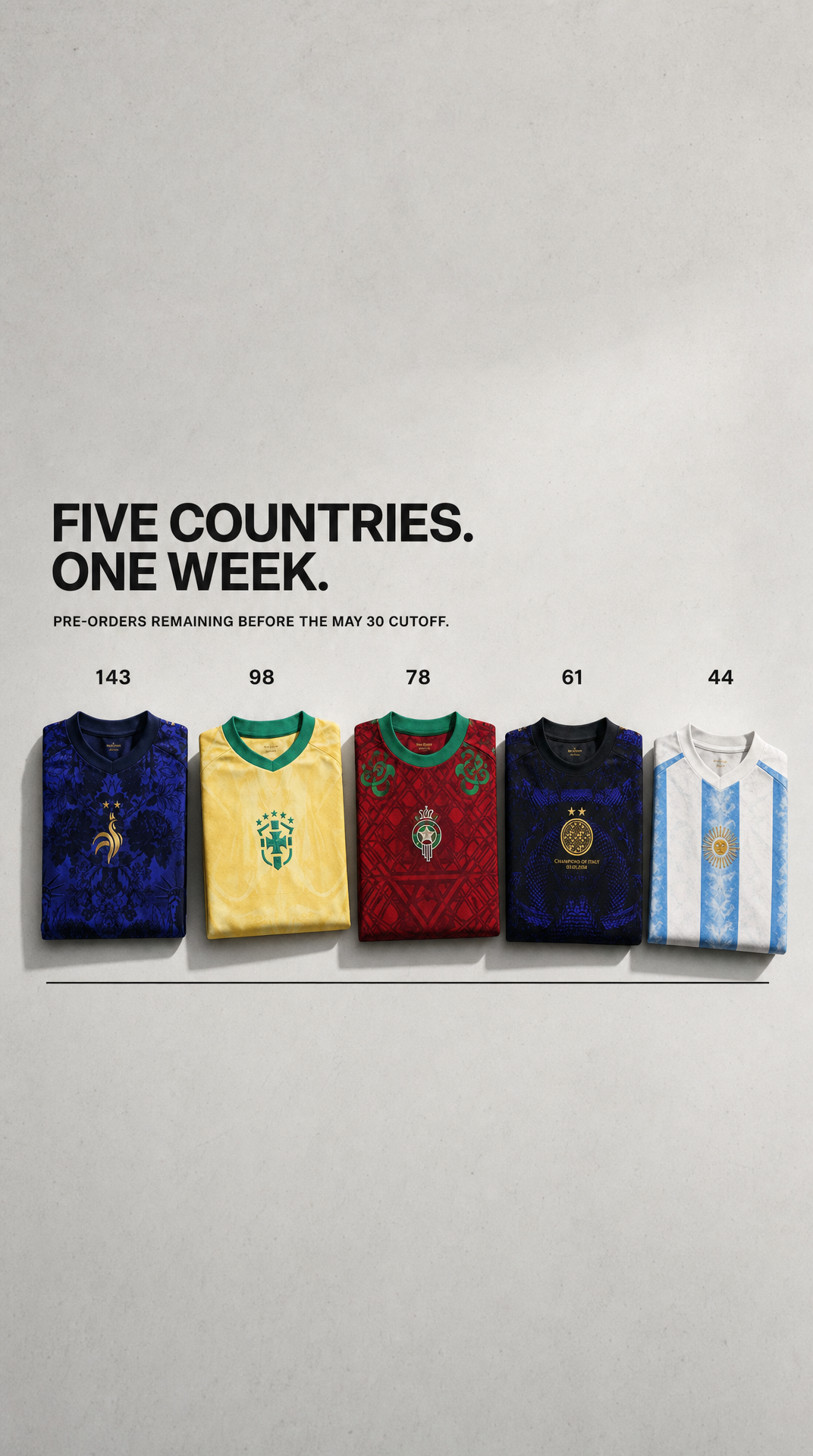 Five countries. One week.