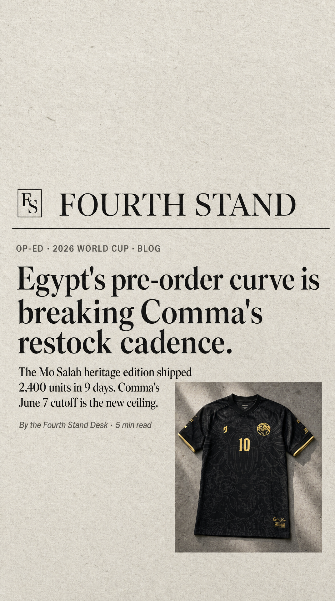 Egypt · Fourth Stand op-ed